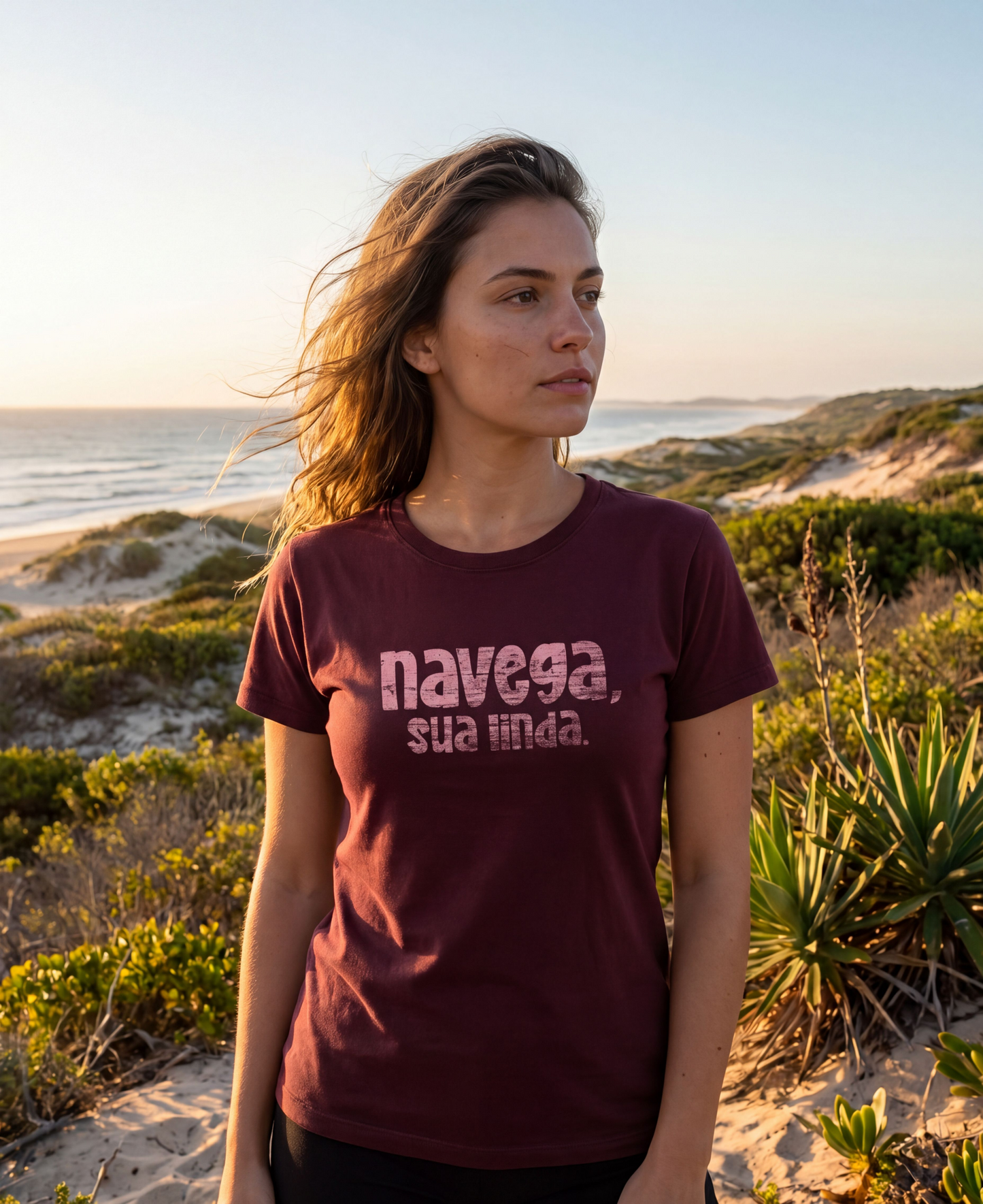 Camiseta Navega Sua Linda