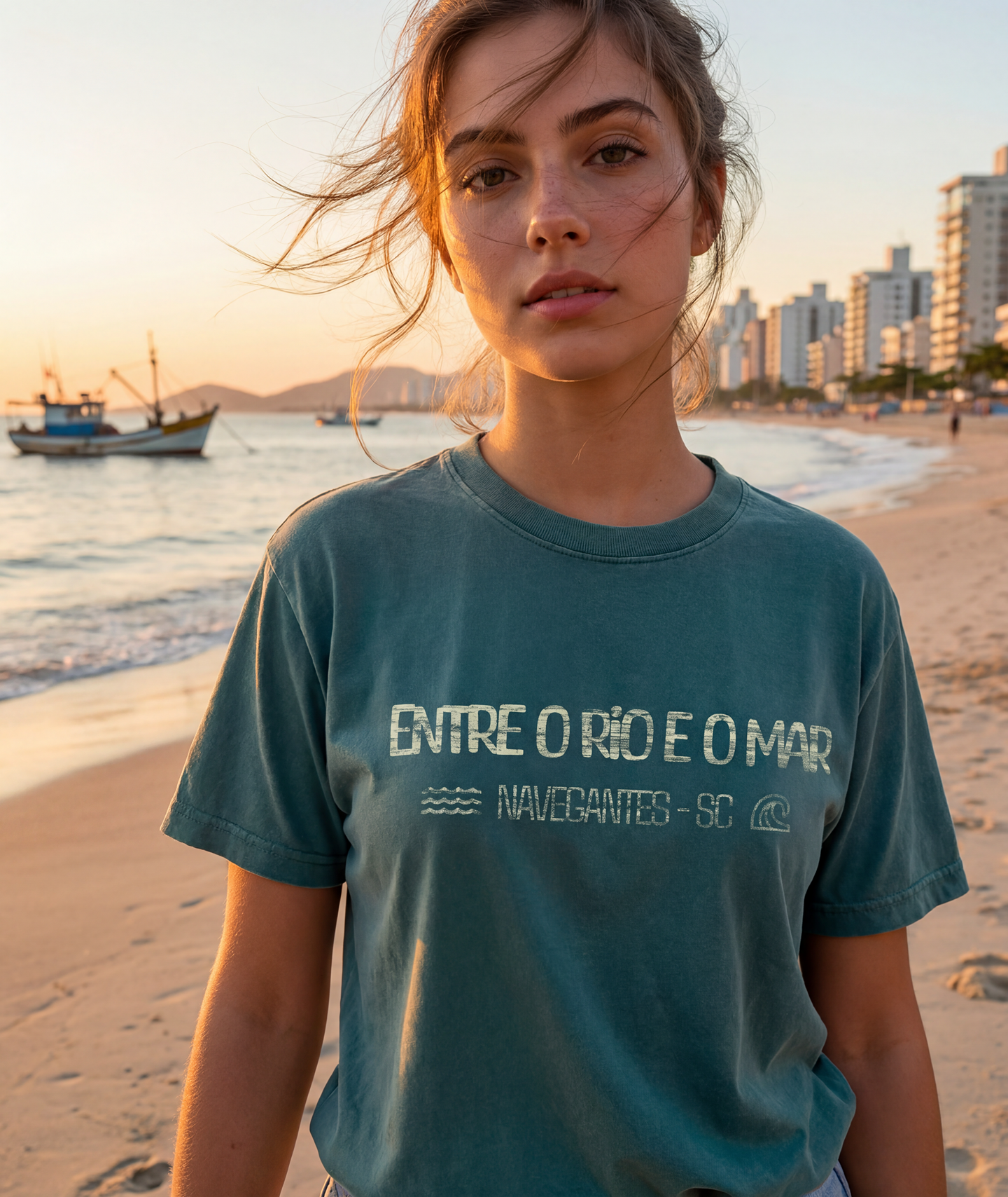Camiseta Entre o Rio e o Mar - Navegantes